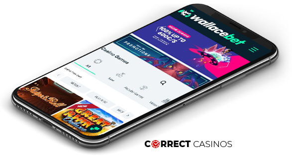 Wallacebet Casino - Mobile Version
