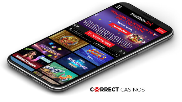 Grandmasterjack Casino - Mobile Version