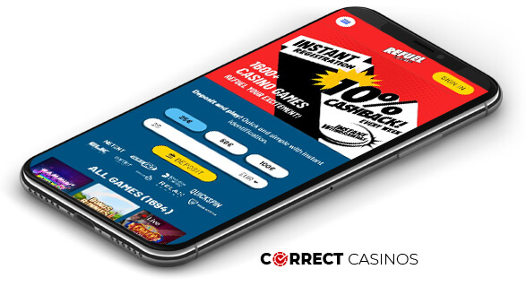 Refuel Casino - Mobile Version