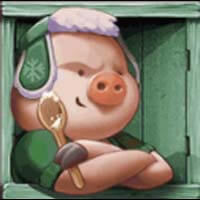 Big Bad Wolf Christmas Special Green Pig Symbol