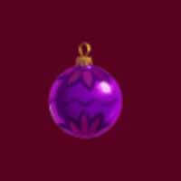 Christmas Tree Pink Ball Symbol