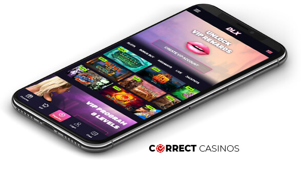 DLX Casino - Mobile Version