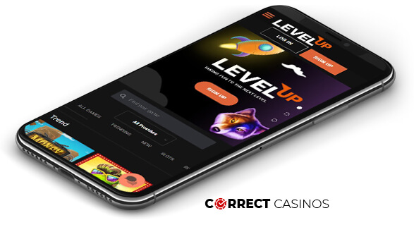 Level Up Casino - Mobile Version