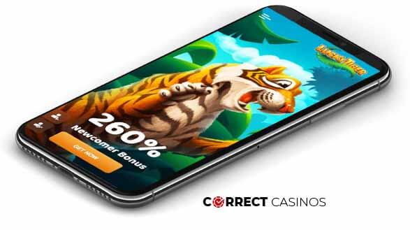 Lucky Tiger Casino - Mobile Version