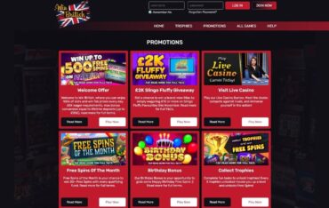 Promotions at Win British Casino