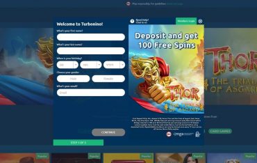 Sign Up at Turbonino Casino