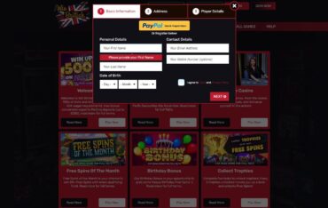 Sign Up at Winbritish Casino
