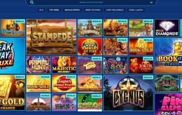 Games at Winzinator Casino