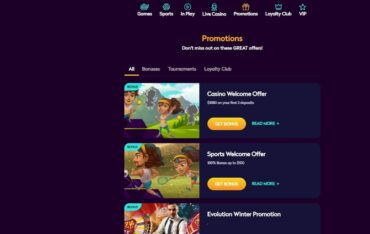 Promotions at Casino360