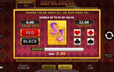 Super Joker Megaways Gamble Feature