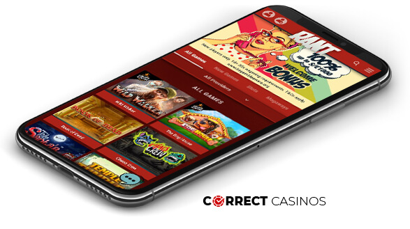 rant Casino - Mobile Version