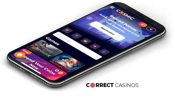 Cosmic Slot Casino - Mobile Version
