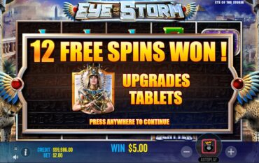 Eye of the Storm Free Spins