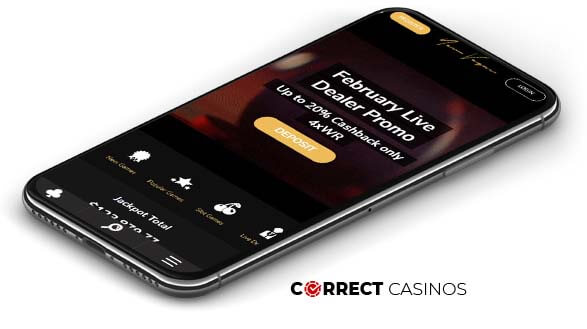 NewVegas Casino - Mobile Version