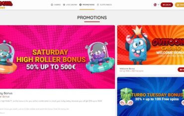 Promotions at Ovitoons Casino