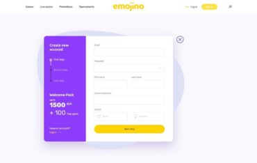 Sign Up at Emojino Casino