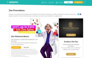 Promotions at Playzee Casino