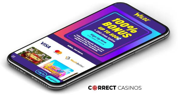 Wildz Casino - Mobile Version