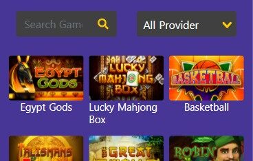 Casino Purple - Mobile Version