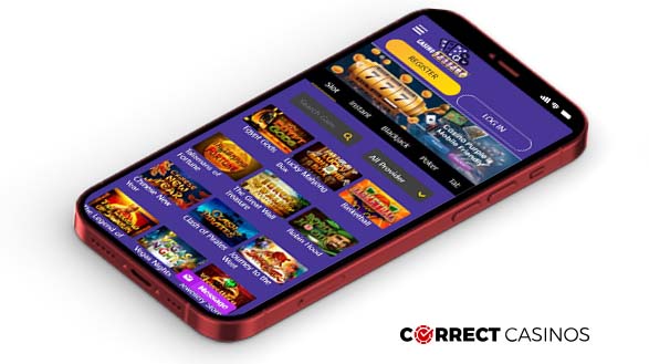 Casino Purple - Mobile Version