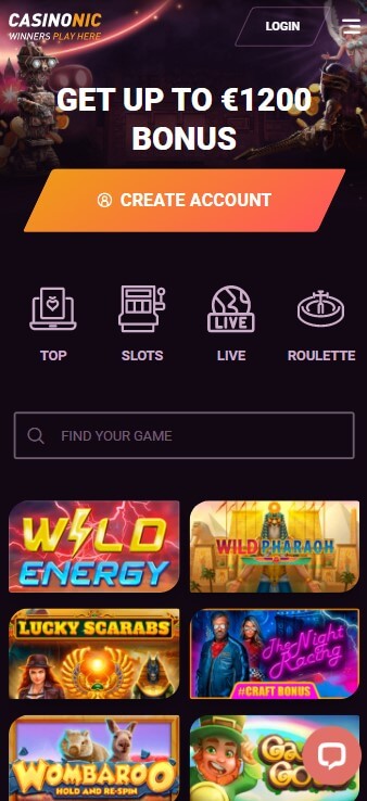 casinonic casino legit