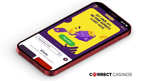 Casiqo Casino - Mobile Version