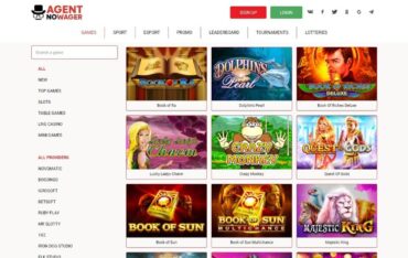 Games at AgentNoWager Casino