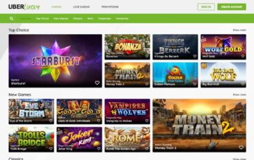 Games at UbetLucky Casino