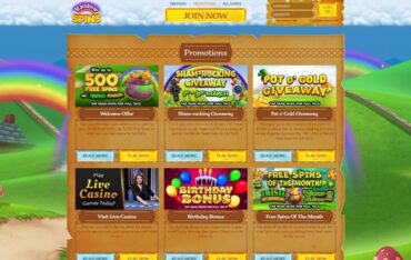 Promotions at Rainbow Spins Casino