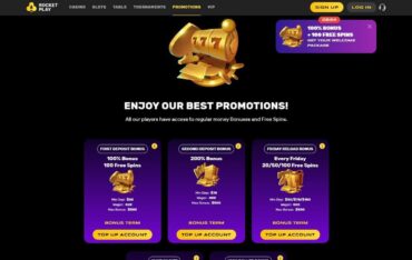 Promotions at Rocketplay Casino