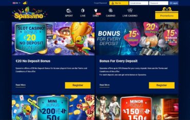 Promotions at Spassino Casino
