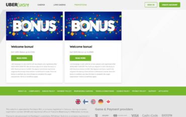 Promotions at Uberlucky Casino