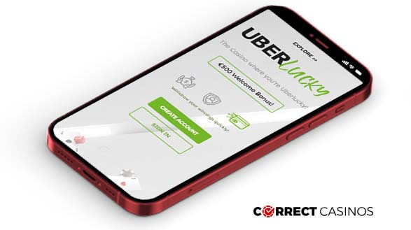 Uberlucky Casino - Mobile Version