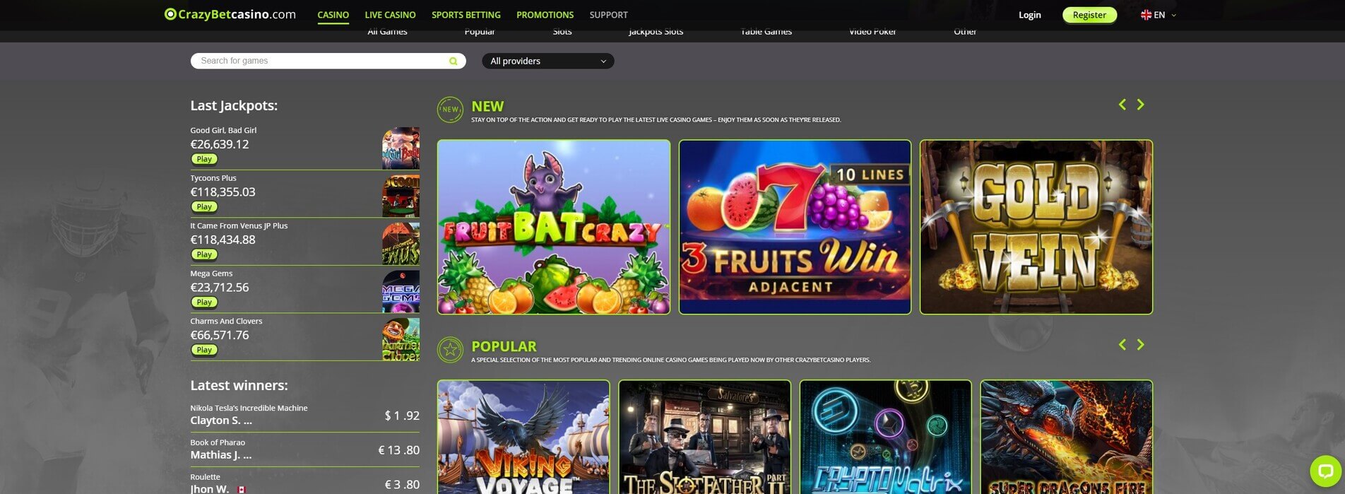 CrazyBet Casino Review - Safe or Scam?