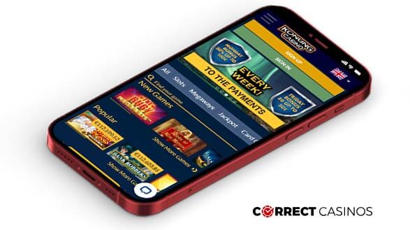 Konung Casino - Mobile Version