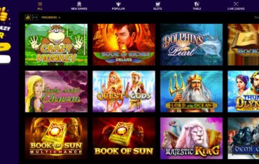 Games at Crazy Star Casino