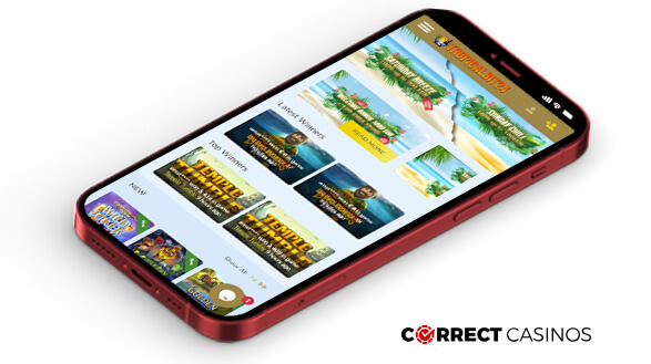TropicalBit24 Casino - Mobile Version
