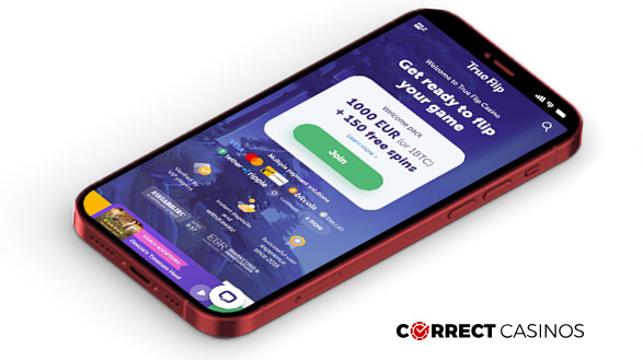TrueFlip Casino - Mobile Version