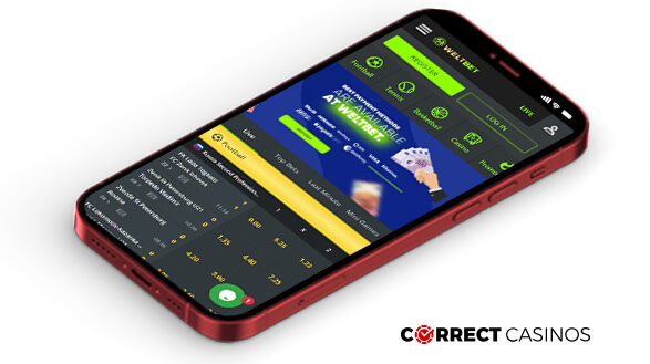 WeltBet Casino - Mobile Version