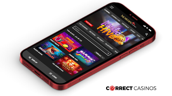 Nordis Casino - Mobile Version