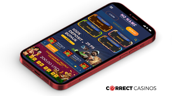 NoName Casino - Mobile Version