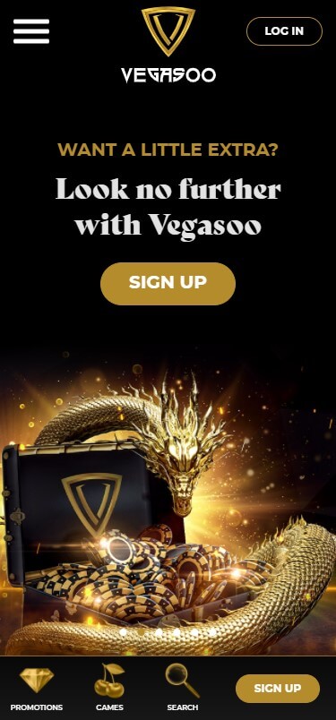 Vegasoo Casino - Mobile Version