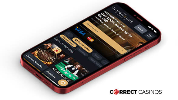 Clubhouse Casino - Mobile Version