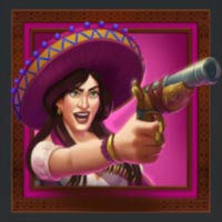 El Vigilante Gun Woman Symbol