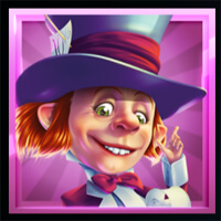Queen of Wonderland Megaways Boy With Hat Symbol