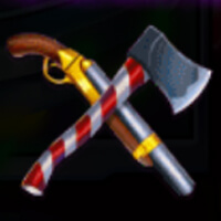 Santa vs Aliens Axe Gun Symbol