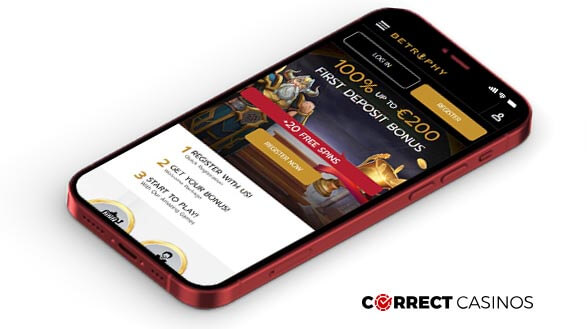 Betrophy Casino - Mobile Version