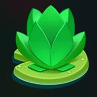 Fire Hopper Green Flower Symbol