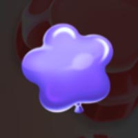 Joker Bombs Purple Balloon Symbol