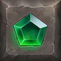 Mega Mine Nudging Ways Green Ruby Symbol